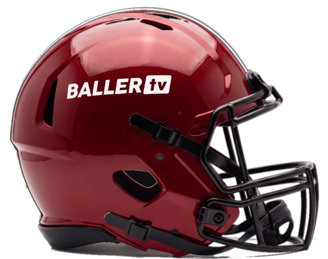 BallerTV logo on a football helmet