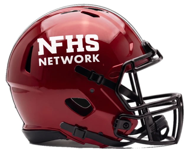 NFHS Network logo on a football helmet