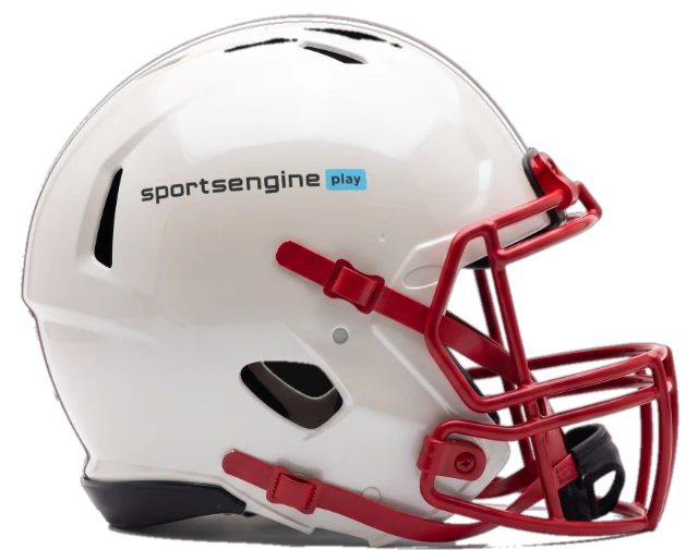 SportsEngine Play logo on a football helmet