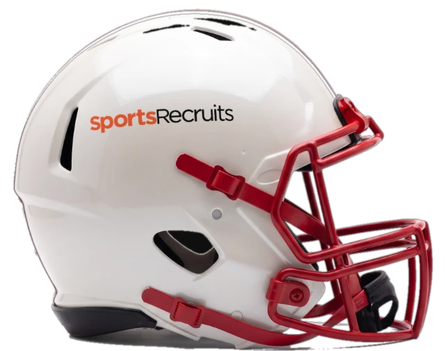 SportsRecruits logo on a football helmet