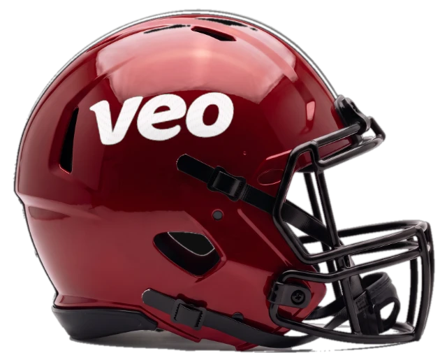 Veo logo on a football helmet